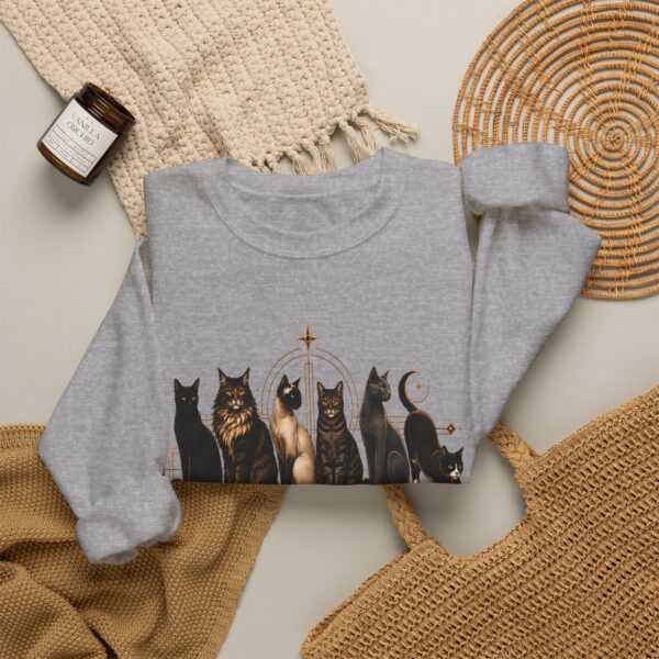 Moonlit Cat Society Crewneck Sweatshirt