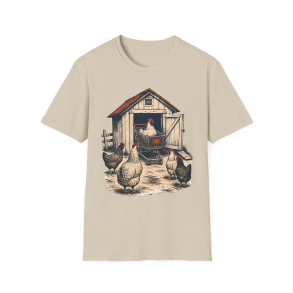 Chicken Coop T-Shirt — Vintage Farm Hen Illustration Tee