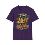 Live Wire T-Shirt — Funny Electrician 'I Put the "Live" in Live Wire' Tee