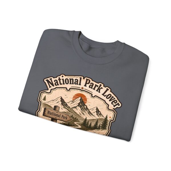 National Park Lover Vintage Hiking Crewneck Sweatshirt