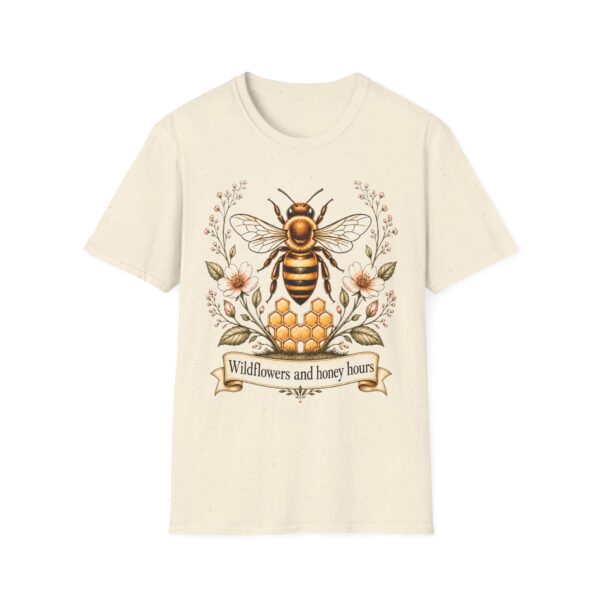 Bee Floral T-Shirt — "Wildflowers and Honey Hours" Graphic Tee