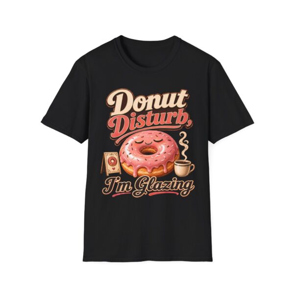 Donut Disturb T-Shirt — "I’m Glazing" Funny Donut Tee for Coffee Lovers