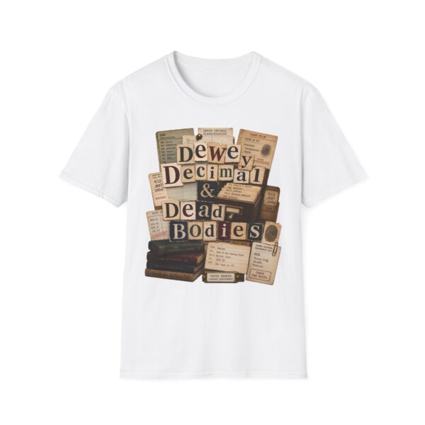 Dewey Decimal & Dead Bodies Vintage Library Horror T-Shirt