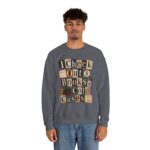 I Check Out Books & Cold Cases Crewneck Sweatshirt — Cozy True Crime Booklover Pullover