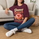 Donut Disturb T-Shirt — "I’m Glazing" Funny Donut Tee for Coffee Lovers