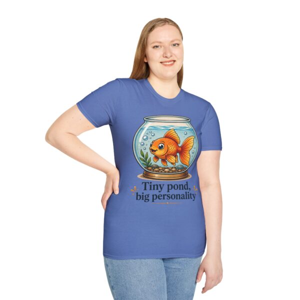 Goldfish Bowl T-Shirt — "Tiny Pond, Big Personality" Cute Fish Graphic Tee
