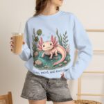 Axolotl Crewneck Sweatshirt — Cute, Weird & Thriving Graphic
