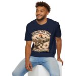 National Park Lover Vintage Mountain Camping Badge T-Shirt
