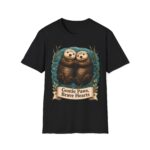 Otter Couple T-Shirt — "Gentle Paws, Brave Hearts" Cute Animal Tee