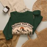National Park Lover Vintage Hiking Crewneck Sweatshirt