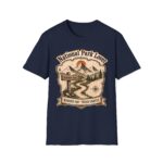 National Park Lover Vintage Mountain Camping Badge T-Shirt