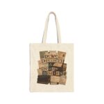 Dewey Decimal & Dead Bodies Vintage Library Mystery Tote Bag