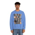 I Check Out Books & Cold Cases Crewneck Sweatshirt — Cozy True Crime Booklover Pullover