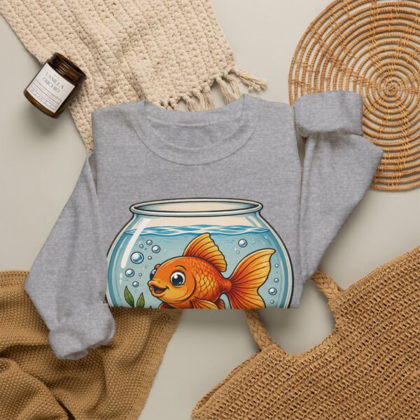 Tiny Pond, Big Personality Goldfish Crewneck Sweatshirt