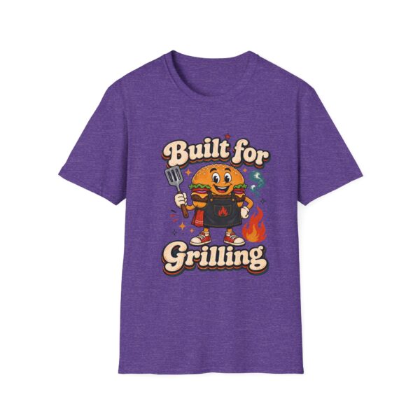 Built for Grilling Burger BBQ T-Shirt — Grilling Tee for BBQ Lovers