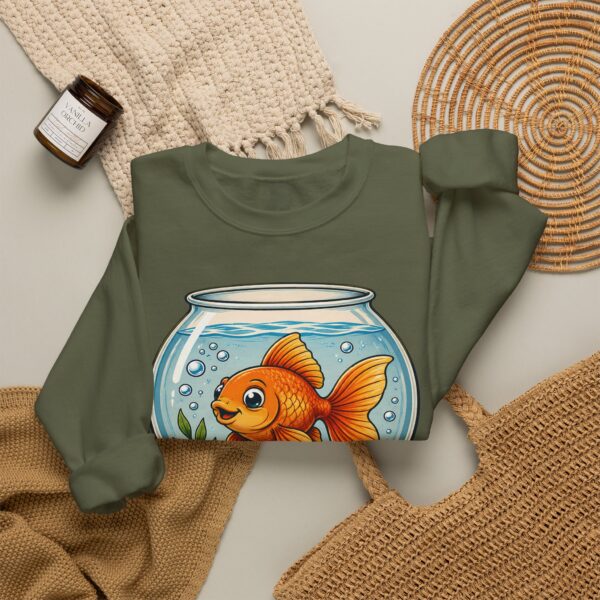 Tiny Pond, Big Personality Goldfish Crewneck Sweatshirt