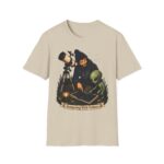 Stargazing with Visitors T-Shirt — Astronomy Alien Stargazing Map Tee
