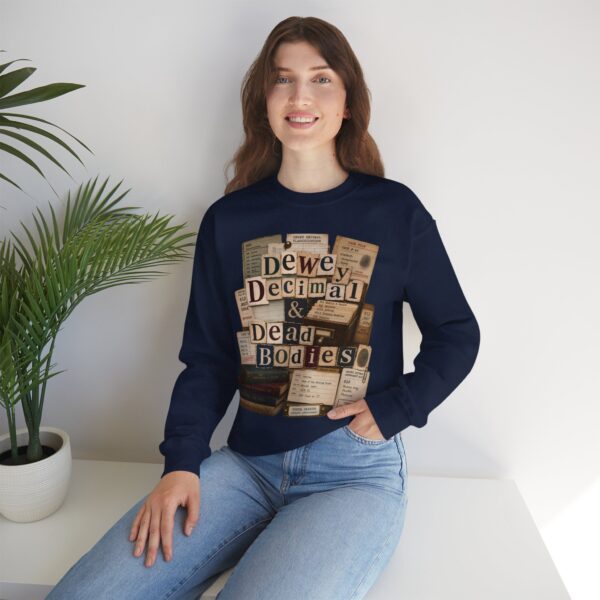 Dewey Decimal & Dead Bodies Vintage Library Crewneck