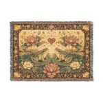 Frog & Lilypad Woven Blanket — Floral Pond Throw
