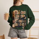 Librarian By Day Murderino By Night Sweatshirt — Cozy Mystery Lover Crewneck