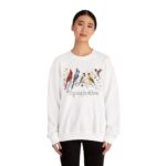 Birds of Winter "Wings Along the Wildflowers" Crewneck Sweatshirt