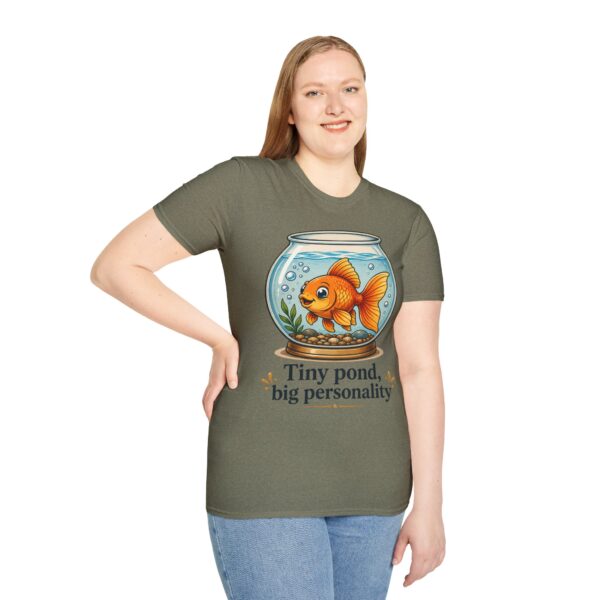 Goldfish Bowl T-Shirt — "Tiny Pond, Big Personality" Cute Fish Graphic Tee