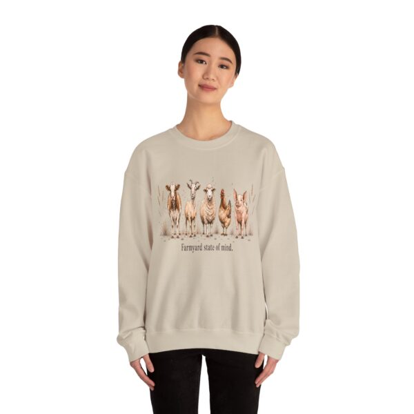 Farmyard State of Mind Sweatshirt — Cute Farm Animal Crewneck
