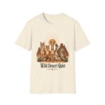 Southwestern Desert Animals T-Shirt — Fox, Rabbit & Owl Row Design