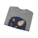 Retro Astronomer Sweatshirt — Falling Star (Broken Clock)