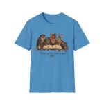 Reading Forest Animals T-Shirt — "Quiet Paws, Open Pages" Book Lover Tee