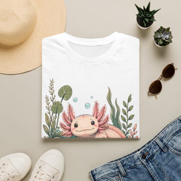 Cute Pink Axolotl T-Shirt — "Cute, Weird, and Thriving"