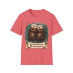 Otter Couple T-Shirt — "Gentle Paws, Brave Hearts" Cute Animal Tee