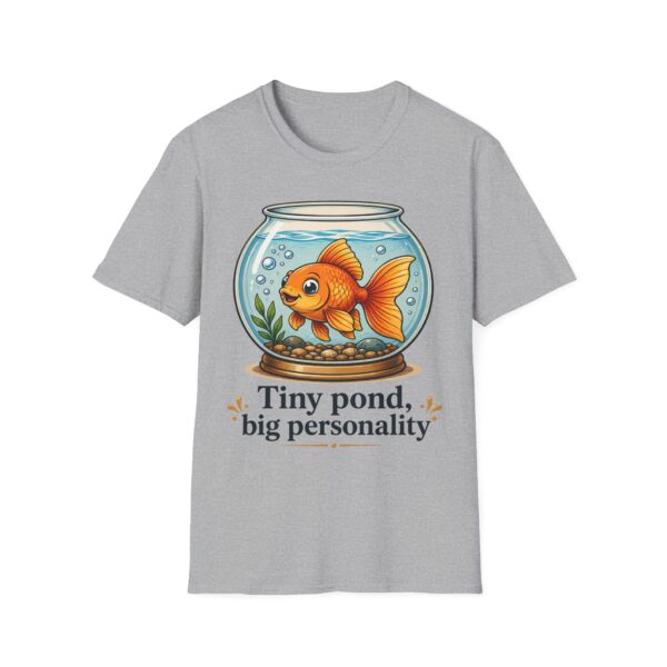 Goldfish Bowl T-Shirt — "Tiny Pond, Big Personality" Cute Fish Graphic Tee