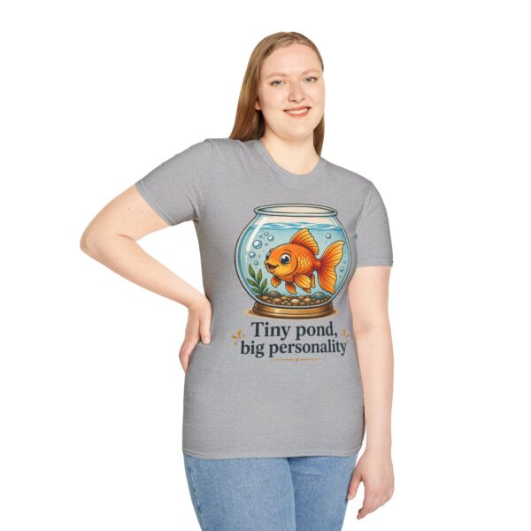 Goldfish Bowl T-Shirt — "Tiny Pond, Big Personality" Cute Fish Graphic Tee