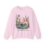 Axolotl Crewneck Sweatshirt — Cute, Weird & Thriving Graphic