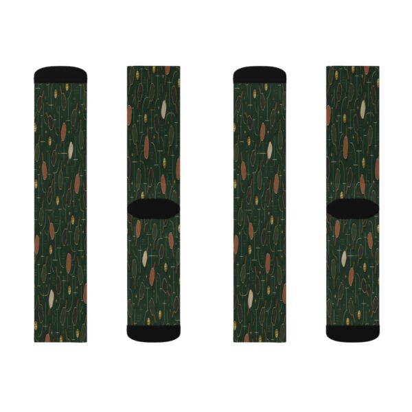 Pickleball Racket Ball Court Socks | Sublimation Socks