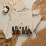 Moonlit Cat Society Crewneck Sweatshirt