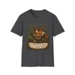 Mushrooms Walks Quiet Walks Wild Mushroom Basket T-Shirt | Foraging Nature Graphic Tee