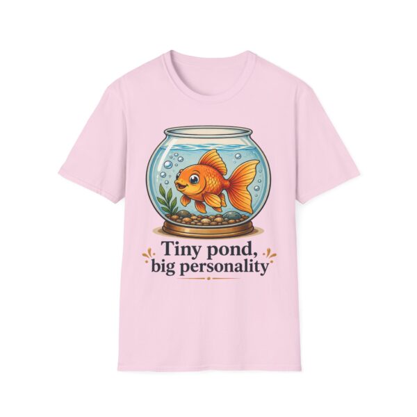 Goldfish Bowl T-Shirt — "Tiny Pond, Big Personality" Cute Fish Graphic Tee