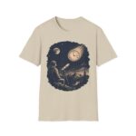 Retro Astronomer Tee — 'Falling Star? Broken Clock' Funny Space Nerd T-Shirt
