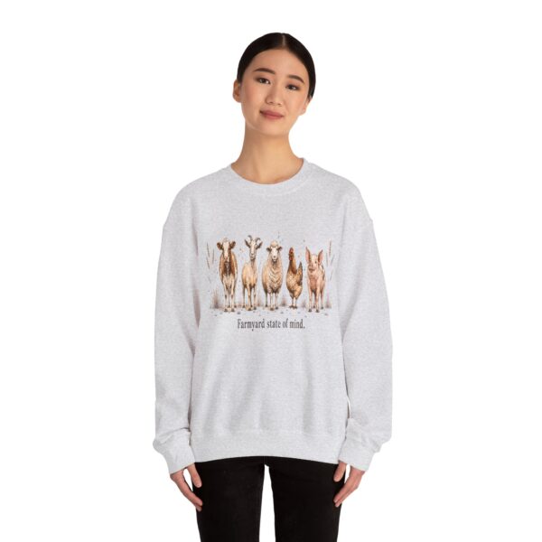 Farmyard State of Mind Sweatshirt — Cute Farm Animal Crewneck