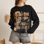 Librarian By Day Murderino By Night Sweatshirt — Cozy Mystery Lover Crewneck