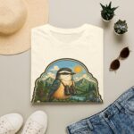 Rare Sightings Calm Mornings bird illustration T-Shirt | nature hiking outdoors