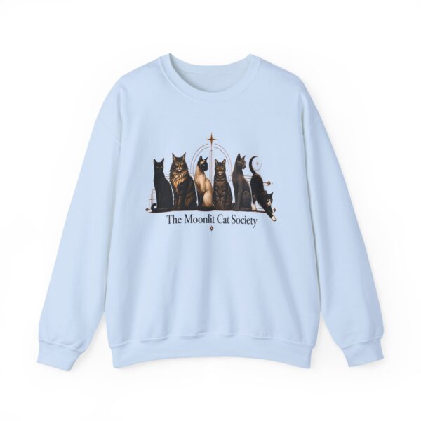 Moonlit Cat Society Crewneck Sweatshirt