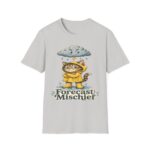 Cat Forecast T-Shirt — "Forecast: Mischief" Cute Rainy Day Cat Tee