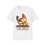 Chicken Farm T-Shirt — "Fresh Eggs and Fresh Attitude" Hen & Chick Tee