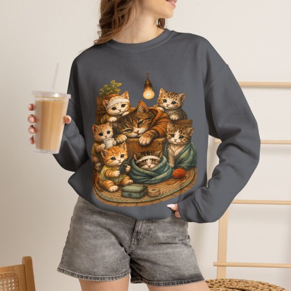 Rescue Cat Sweatshirt — Adopt Don't Shop Crewneck