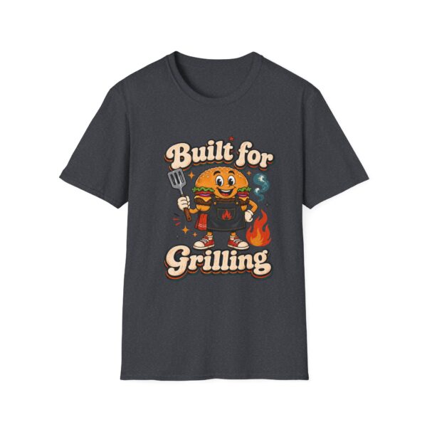 Built for Grilling Burger BBQ T-Shirt — Grilling Tee for BBQ Lovers