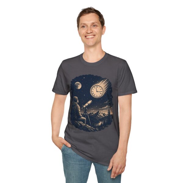 Retro Astronomer Tee — 'Falling Star? Broken Clock' Funny Space Nerd T-Shirt