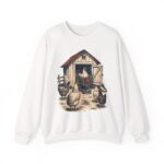 Chicken Keepers Crewneck Sweatshirt — Vintage Backyard Hen Humor